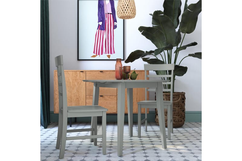 Loukas Matgrupp 3-delar - Grå - Möbler - Bord & matgrupper - Matgrupper