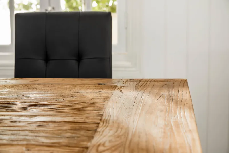 Lyon Förlängningsbar Matgrupp 200 cm med 6 Viktor Stol - Natur/Vit/Svart - Möbler - Bord & matgrupper - Matgrupper