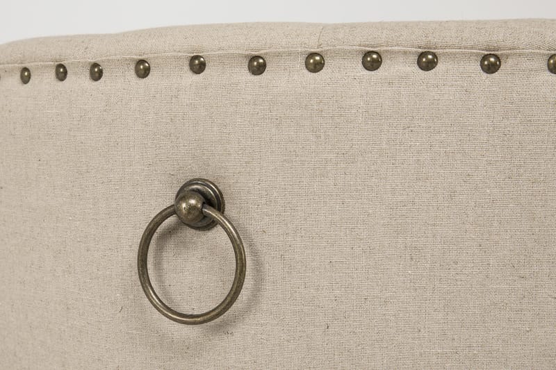 Lyon Matgrupp Ø150 cm Rund med 4 st Viktoria Stolar - Vintage Natur/Vit/Beige - Möbler - Bord & matgrupper - Matgrupper