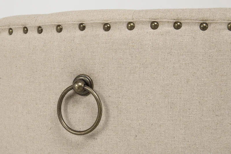 Lyon Matgrupp Ø150 cm Rund med 4 st Viktoria Stolar - Vintage Natur/Vit/Beige - Möbler - Bord & matgrupper - Matgrupper