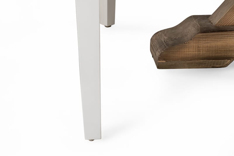 Lyon Matgrupp Ø150 cm Rund med 6 st Viktoria Stolar - Vintage Alm/Grå/Vit - Möbler - Bord & matgrupper - Matgrupper