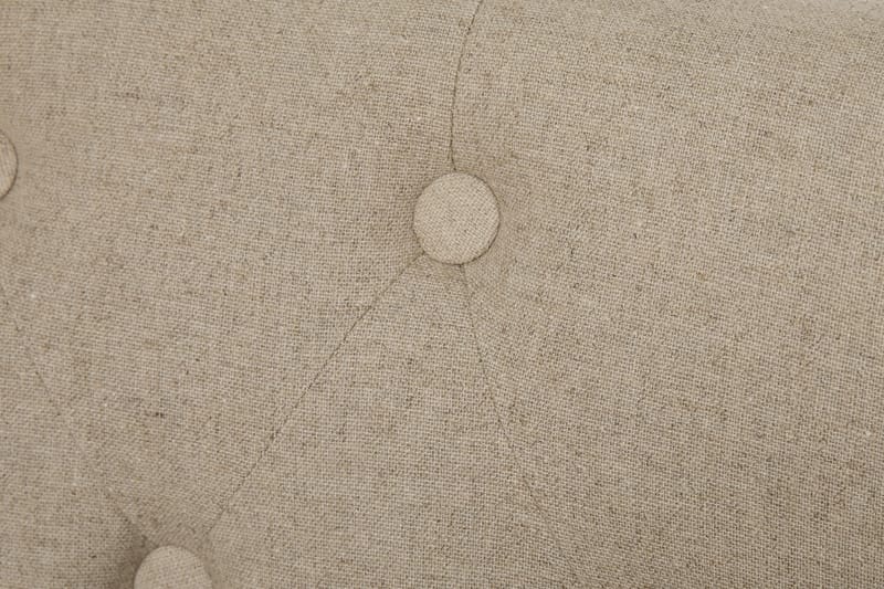 Lyon Matgrupp Ø150 cm Rund med 6 st Viktoria Stolar - Vintage Natur / Vit / Beige - Möbler - Bord & matgrupper - Matgrupper