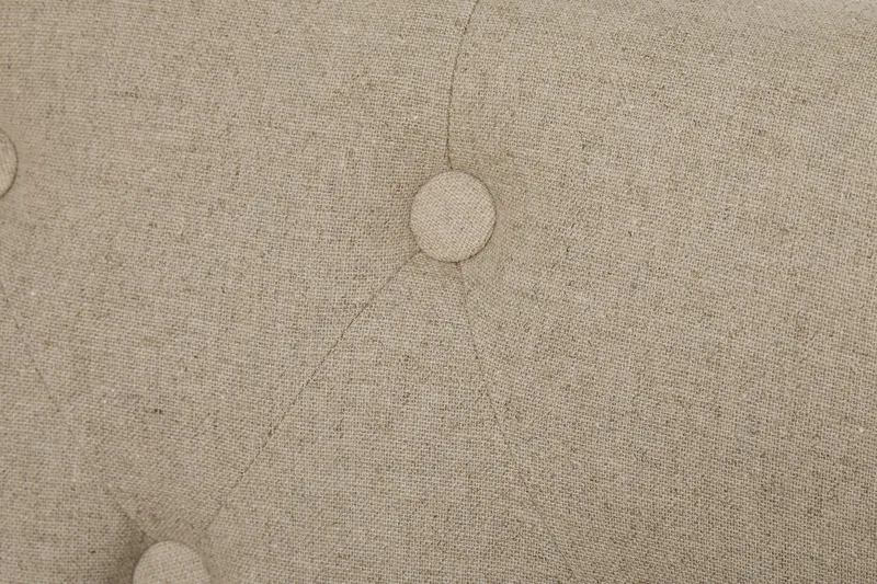 Lyon Matgrupp Ø150 cm Rund med 6 st Viktoria Stolar - Vintage Natur / Vit / Beige - Möbler - Bord & matgrupper - Matgrupper