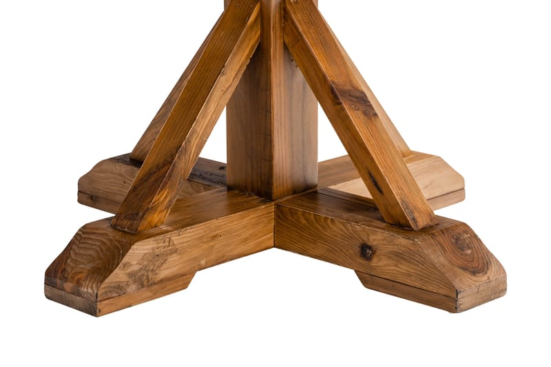 Lyon Matgrupp 120 cm Rund inkl 4 Bergviken Stolar - Brun - Möbler - Bord & matgrupper - Matgrupper