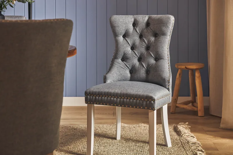 Lyon Matgrupp 120 cm Rund inkl 4 Bergviken Stolar - Brun - Möbler - Bord & matgrupper - Matgrupper