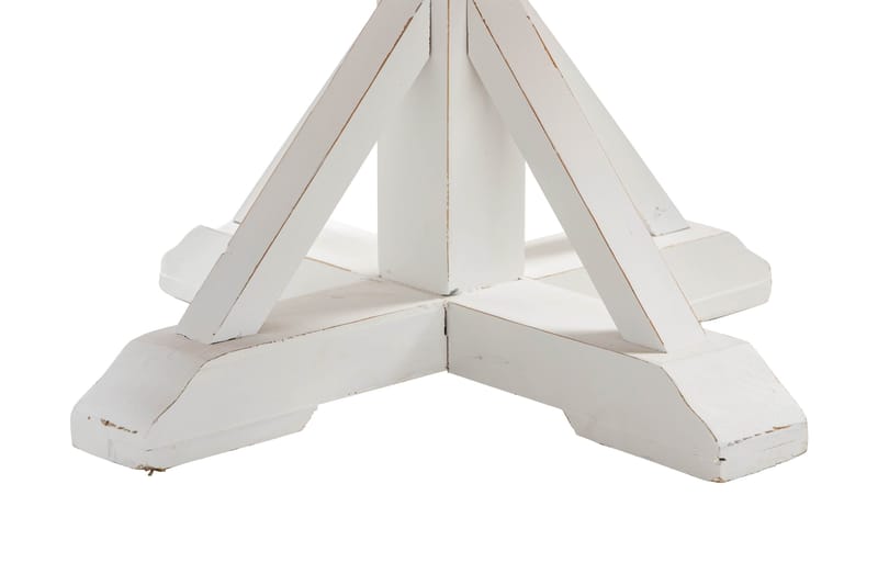 Lyon Matgrupp 120 cm Rund inkl 4 Bergviken Stolar - Brun/Vit - Möbler - Bord & matgrupper - Matgrupper