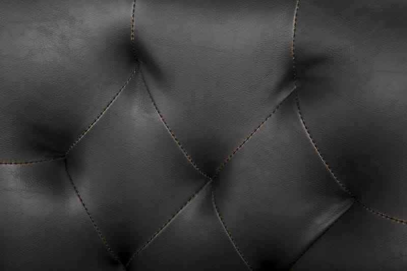 Lyon Matgrupp 150 cm Rund med 6 Tuva Fåtölj - Vintage Alm/Vit/Svart PU - Möbler - Bord & matgrupper - Matgrupper