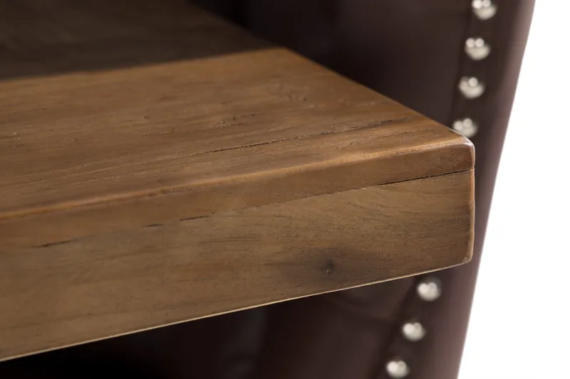 Lyon Matgrupp 200x100 cm inkl 6 Bergviken Stolar Konstläder - Brun - Möbler - Bord & matgrupper - Matgrupper