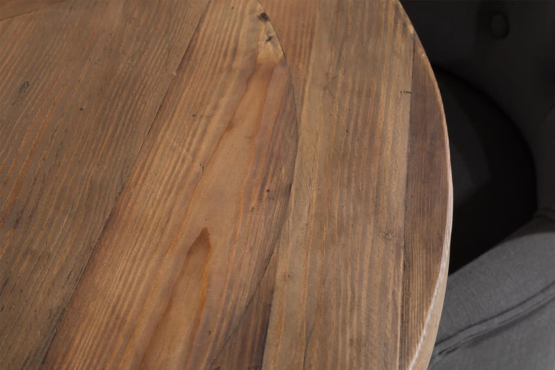 Lyon Matgrupp Rund med 4 st Viktoria Fåtölj - Trä/Vit/Grå - Möbler - Bord & matgrupper - Matgrupper