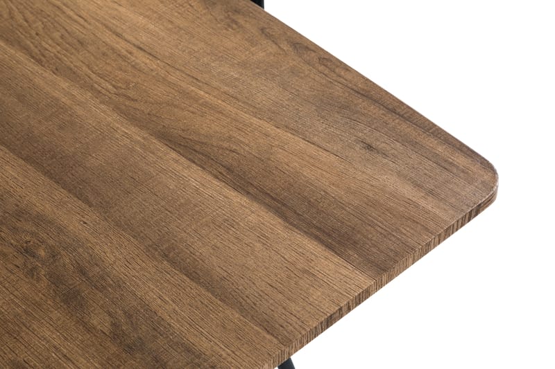 Marcelen Förlängningsbar Matgrupp 140 cm med 4 Nibe Stol - Brun/Svart - Möbler - Bord & matgrupper - Matgrupper