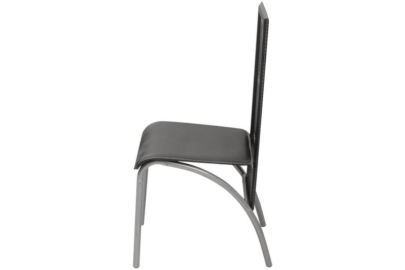 Matbord och stolar 5 delar svart - Svart - Möbler - Bord & matgrupper - Matgrupper