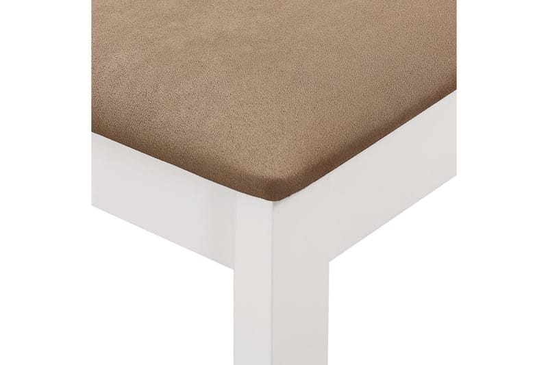 Matgrupp 5 delar MDF vit - Vit - Möbler - Bord & matgrupper - Matgrupper
