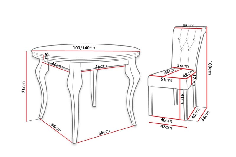 Matgrupp - Blå - Möbler - Bord & matgrupper - Matgrupper