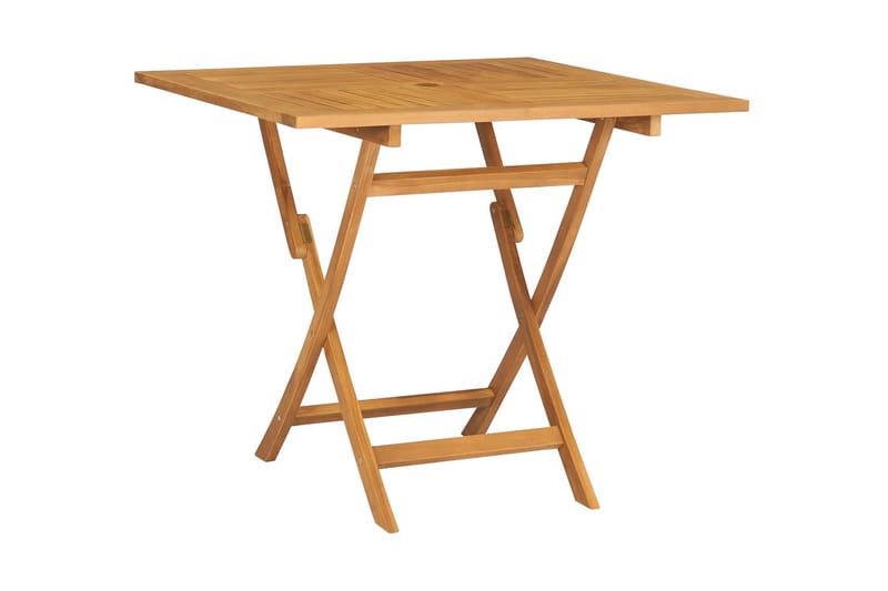 Matgrupp för trädgården 5 delar massivt teakträ - Brun - Möbler - Bord & matgrupper - Matgrupper