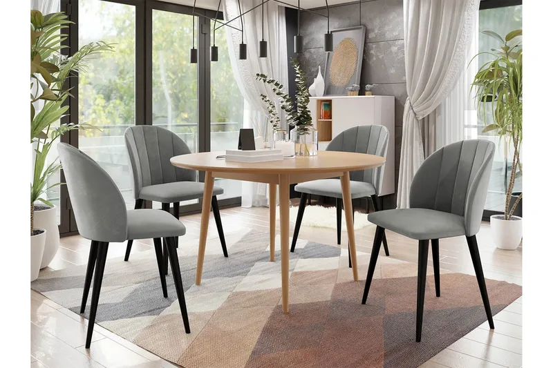 Matgrupp - Grå - Möbler - Bord & matgrupper - Matgrupper