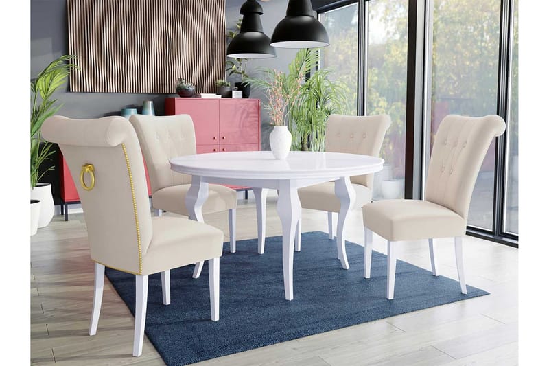 Matgrupp - Rosa - Möbler - Bord & matgrupper - Matgrupper