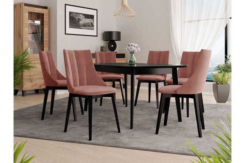 Matgrupp - Rosa - Möbler - Bord & matgrupper - Matgrupper