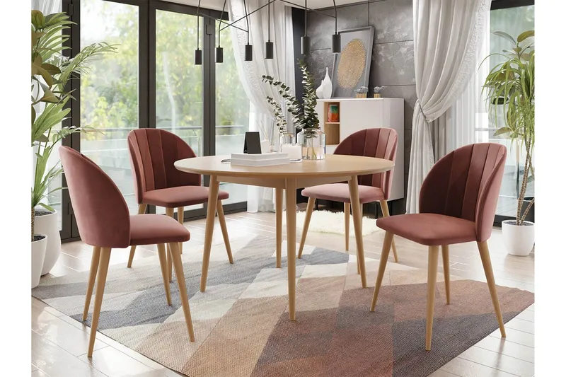 Matgrupp - Rosa - Möbler - Bord & matgrupper - Matgrupper