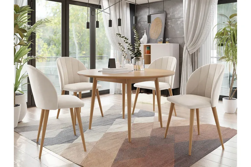 Matgrupp - Rosa - Möbler - Bord & matgrupper - Matgrupper