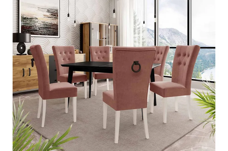 Matgrupp - Rosa - Möbler - Bord & matgrupper - Matgrupper