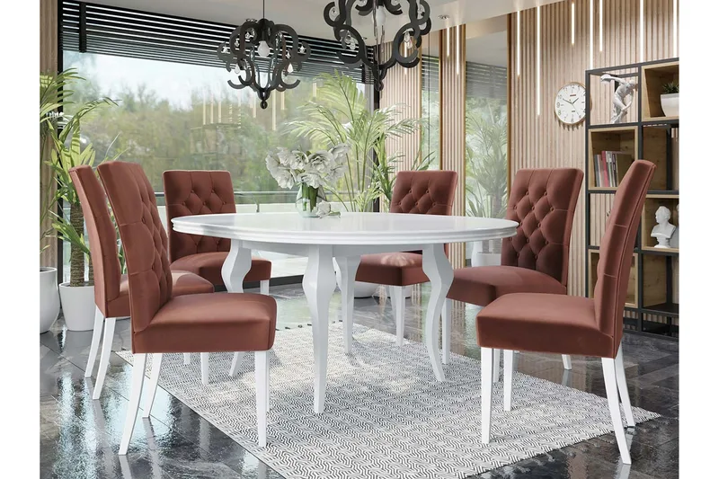 Matgrupp - Rosa - Möbler - Bord & matgrupper - Matgrupper