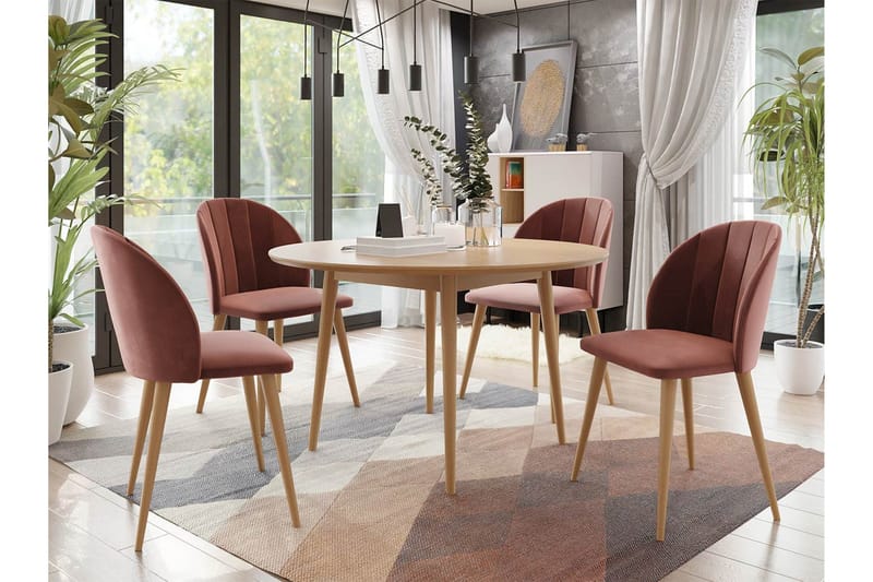 Matgrupp - Rosa - Möbler - Bord & matgrupper - Matgrupper