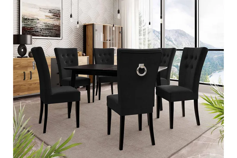 Matgrupp - Svart - Möbler - Bord & matgrupper - Matgrupper