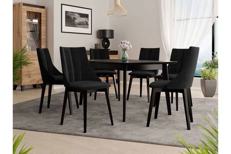 Matgrupp - Svart - Möbler - Bord & matgrupper - Matgrupper
