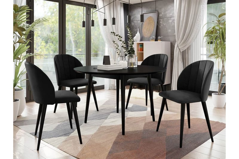 Matgrupp - Svart - Möbler - Bord & matgrupper - Matgrupper