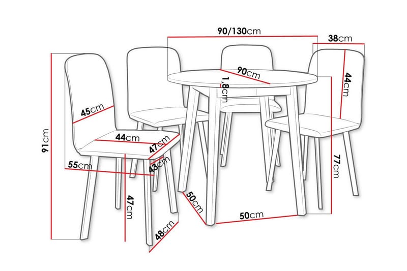 Narberth Matgrupp - Möbler - Bord & matgrupper - Matgrupper