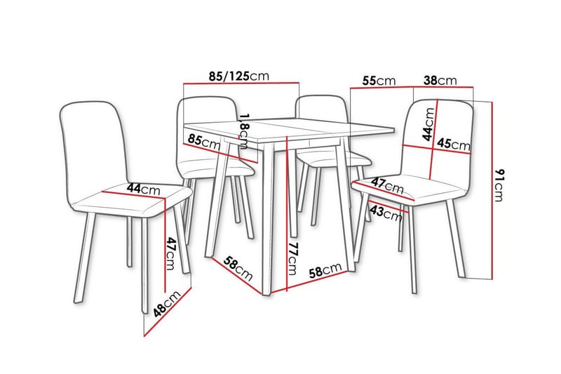 Narberth Matgrupp - Möbler - Bord & matgrupper - Matgrupper
