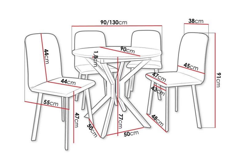 Narberth Matgrupp - Möbler - Bord & matgrupper - Matgrupper