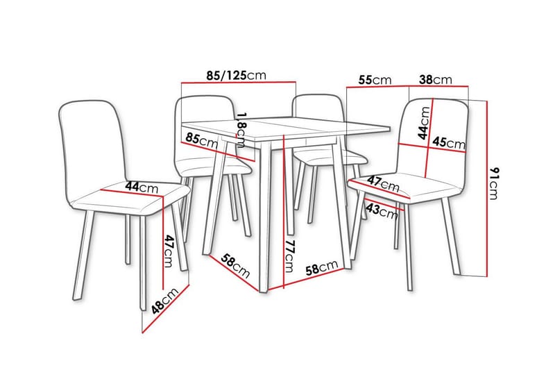 Narberth Matgrupp - Möbler - Bord & matgrupper - Matgrupper