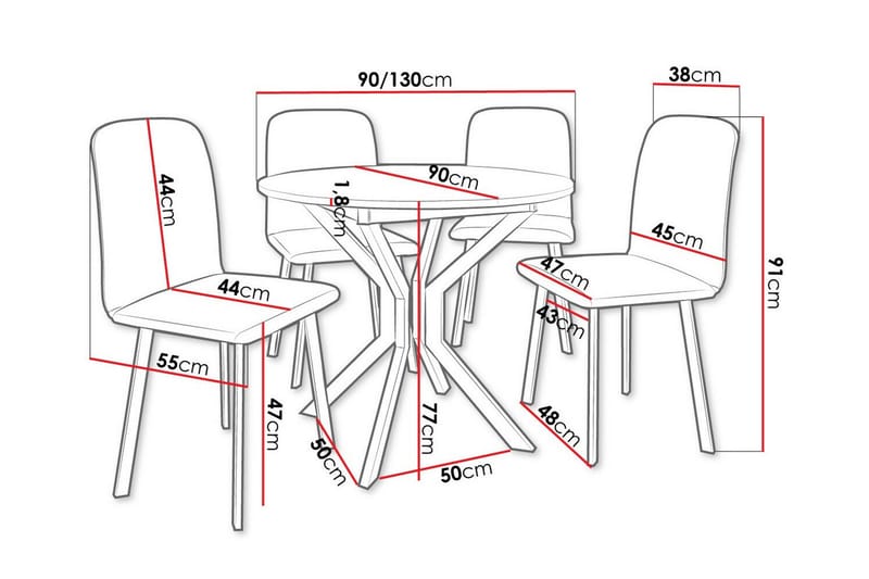 Narberth Matgrupp - Möbler - Bord & matgrupper - Matgrupper