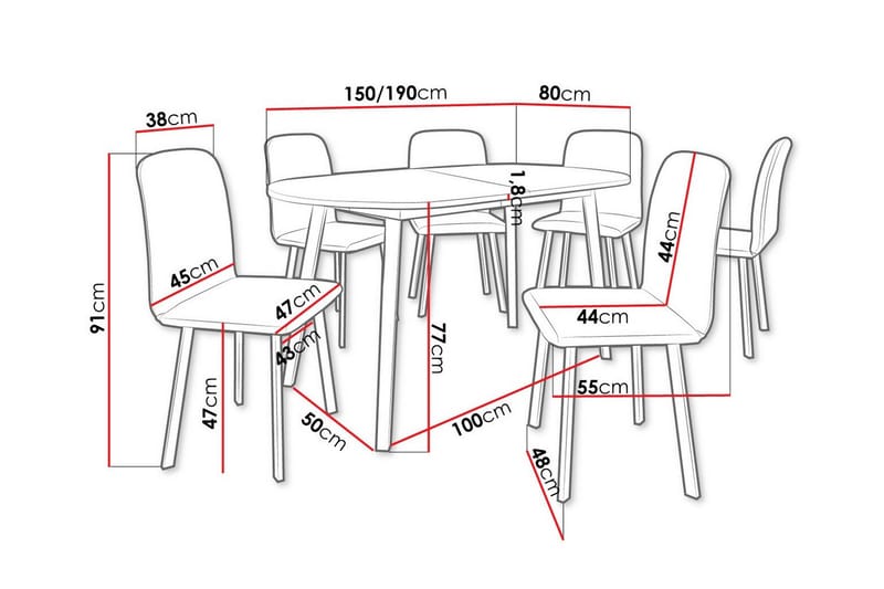 Narberth Matgrupp - Möbler - Bord & matgrupper - Matgrupper