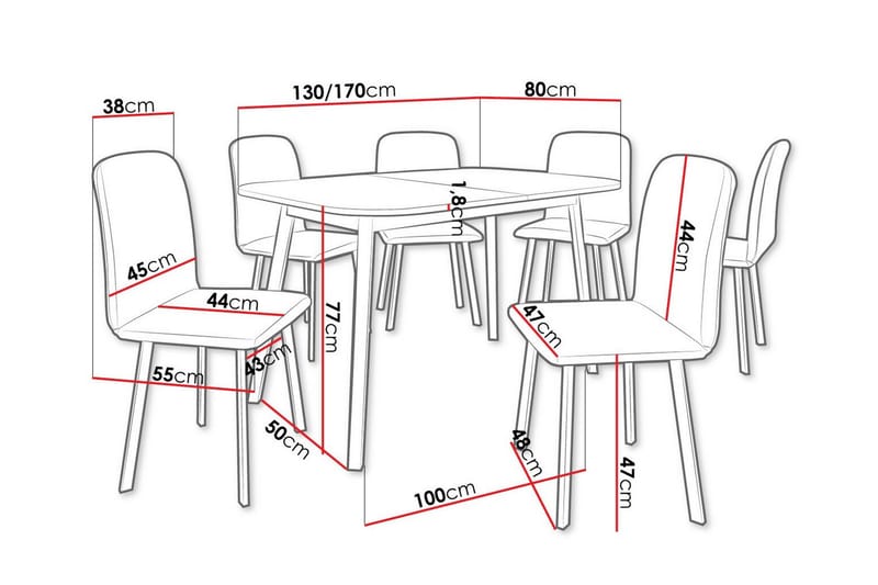 Narberth Matgrupp - Möbler - Bord & matgrupper - Matgrupper