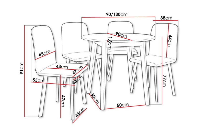 Narberth Matgrupp - Möbler - Bord & matgrupper - Matgrupper