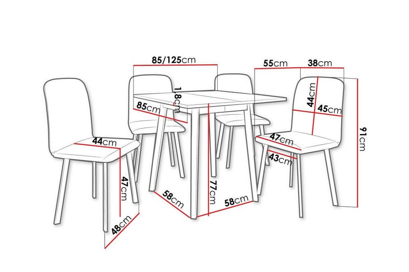 Narberth Matgrupp - Möbler - Bord & matgrupper - Matgrupper