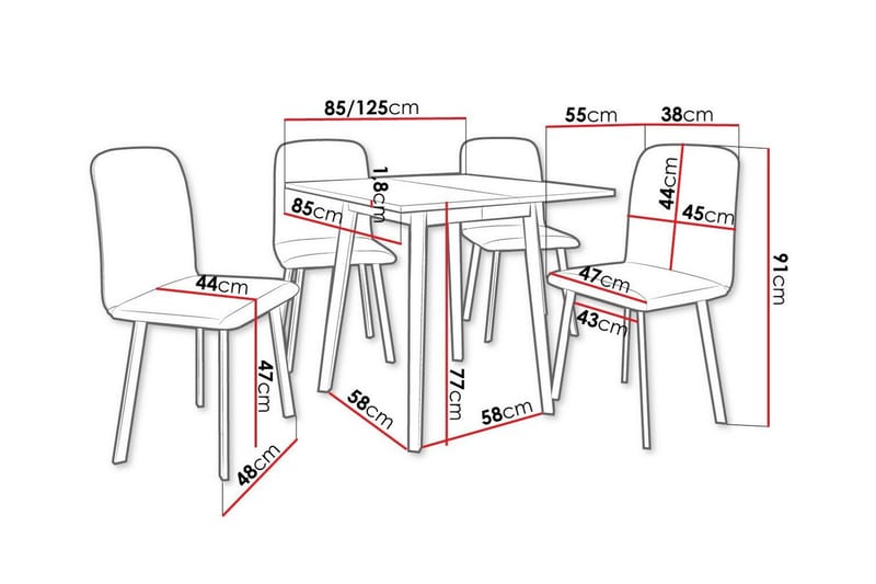 Narberth Matgrupp - Möbler - Bord & matgrupper - Matgrupper