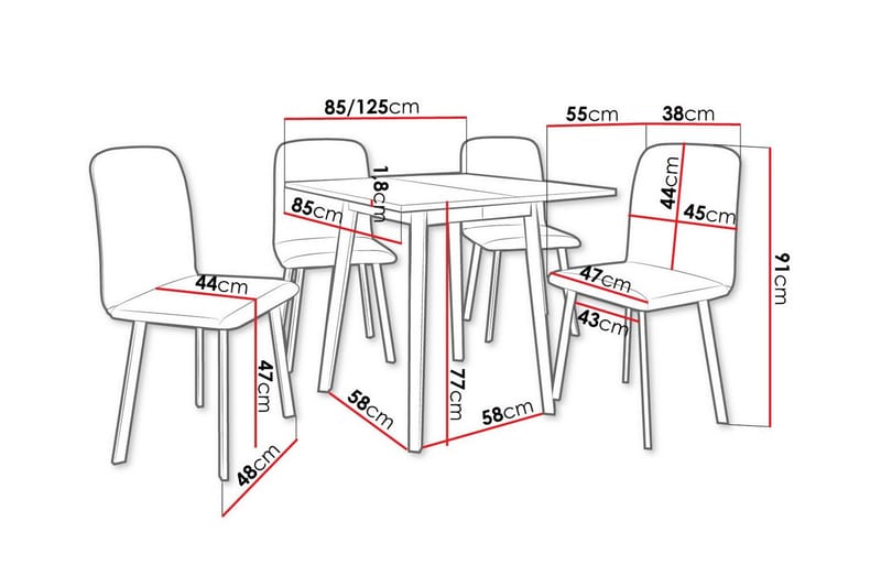 Narberth Matgrupp - Möbler - Bord & matgrupper - Matgrupper