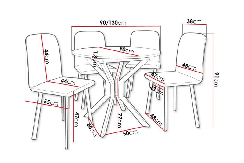 Narberth Matgrupp - Möbler - Bord & matgrupper - Matgrupper