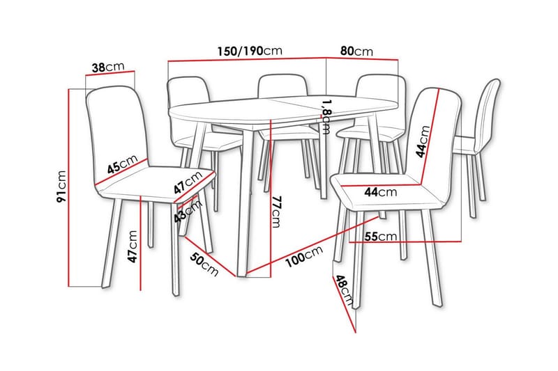 Narberth Matgrupp - Möbler - Bord & matgrupper - Matgrupper