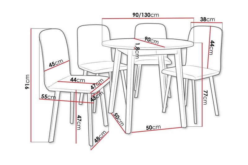 Narberth Matgrupp - Möbler - Bord & matgrupper - Matgrupper