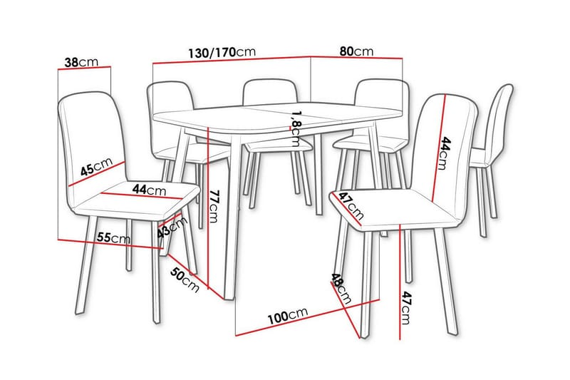 Narberth Matgrupp - Möbler - Bord & matgrupper - Matgrupper