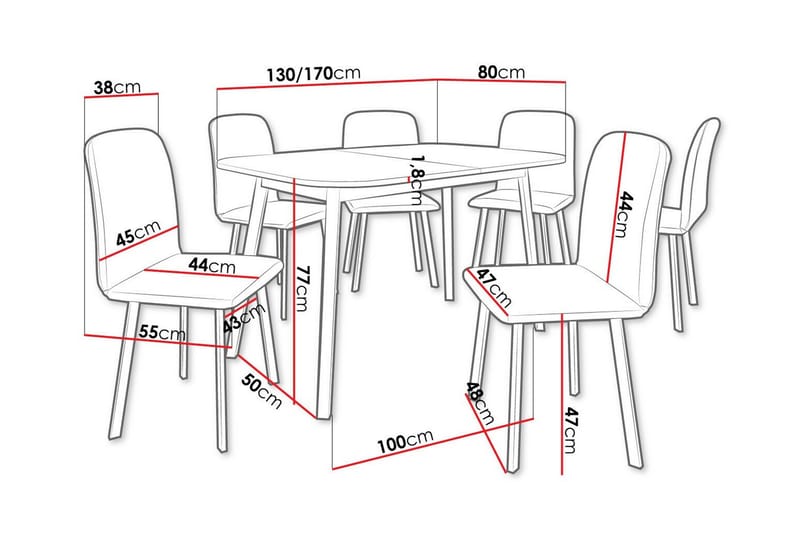 Narberth Matgrupp - Möbler - Bord & matgrupper - Matgrupper