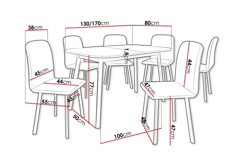 Narberth Matgrupp - Möbler - Bord & matgrupper - Matgrupper