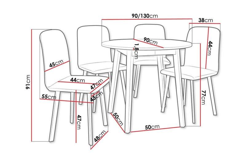 Narberth Matgrupp - Möbler - Bord & matgrupper - Matgrupper