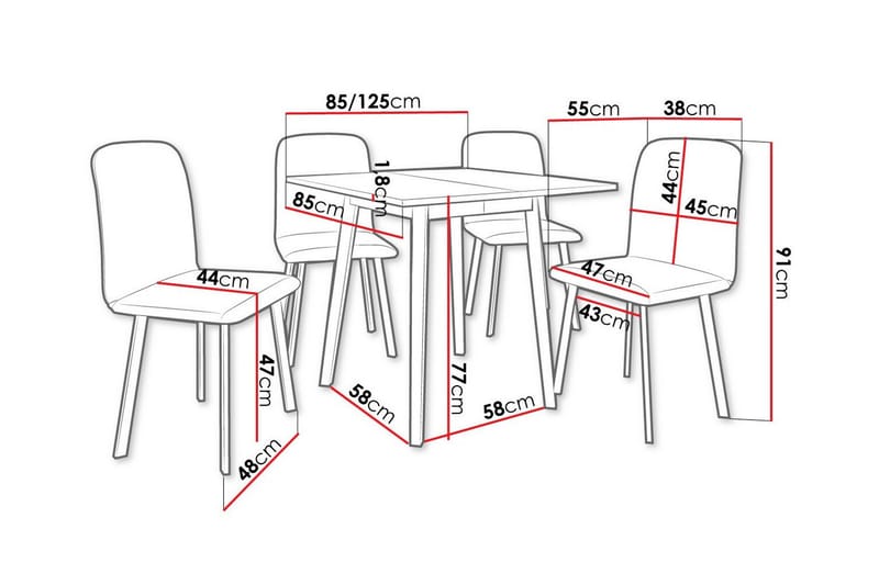 Narberth Matgrupp - Möbler - Bord & matgrupper - Matgrupper