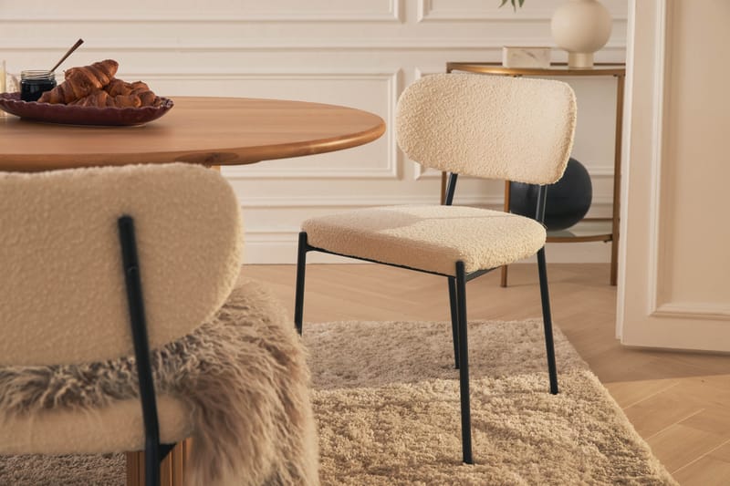 Noira Matbord 220 cm Ek med 6st Gemmiano Matstol - Natur - Möbler - Bord & matgrupper - Matgrupper