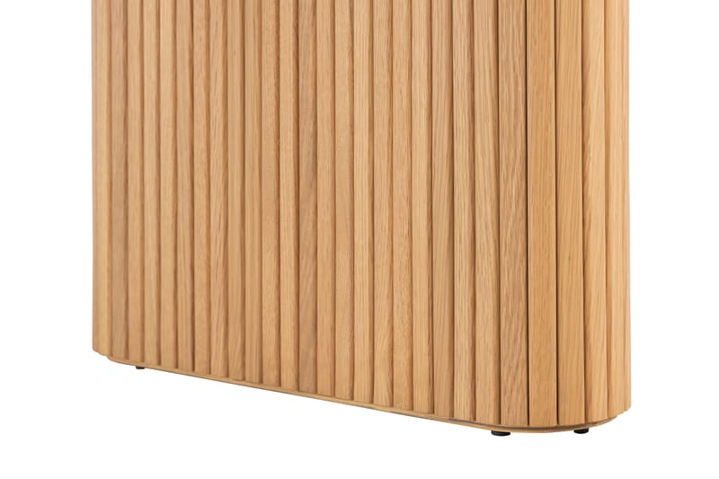Noira Matbord 220 cm Massiv Ek med 6st Gemmiano Matstol - Natur - Möbler - Bord & matgrupper - Matgrupper